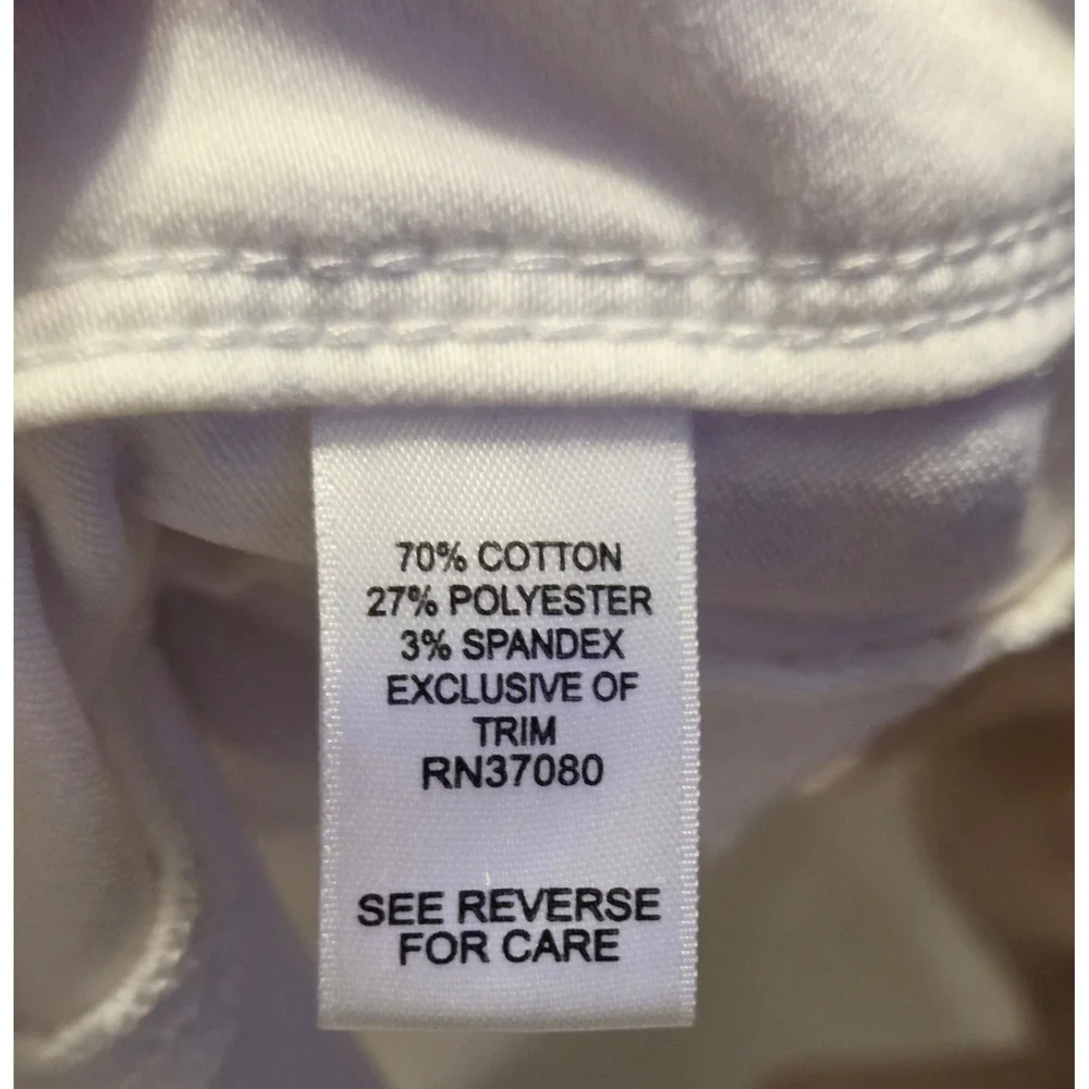 Cato Denim Contemporary Pants Women's‎ Size 12 White